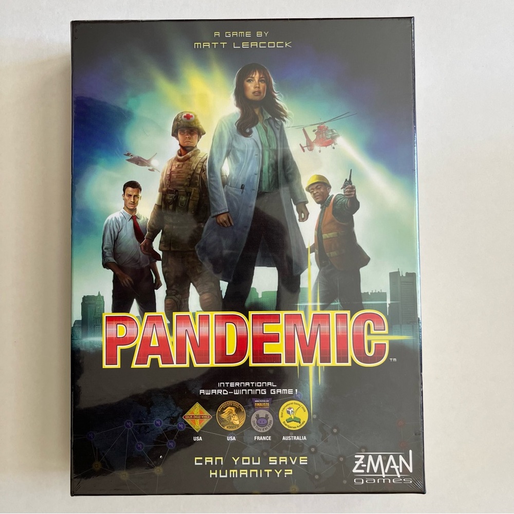 NWT - Pandemic Cooperative Board Game Pandemic  Z-Man games new sealed